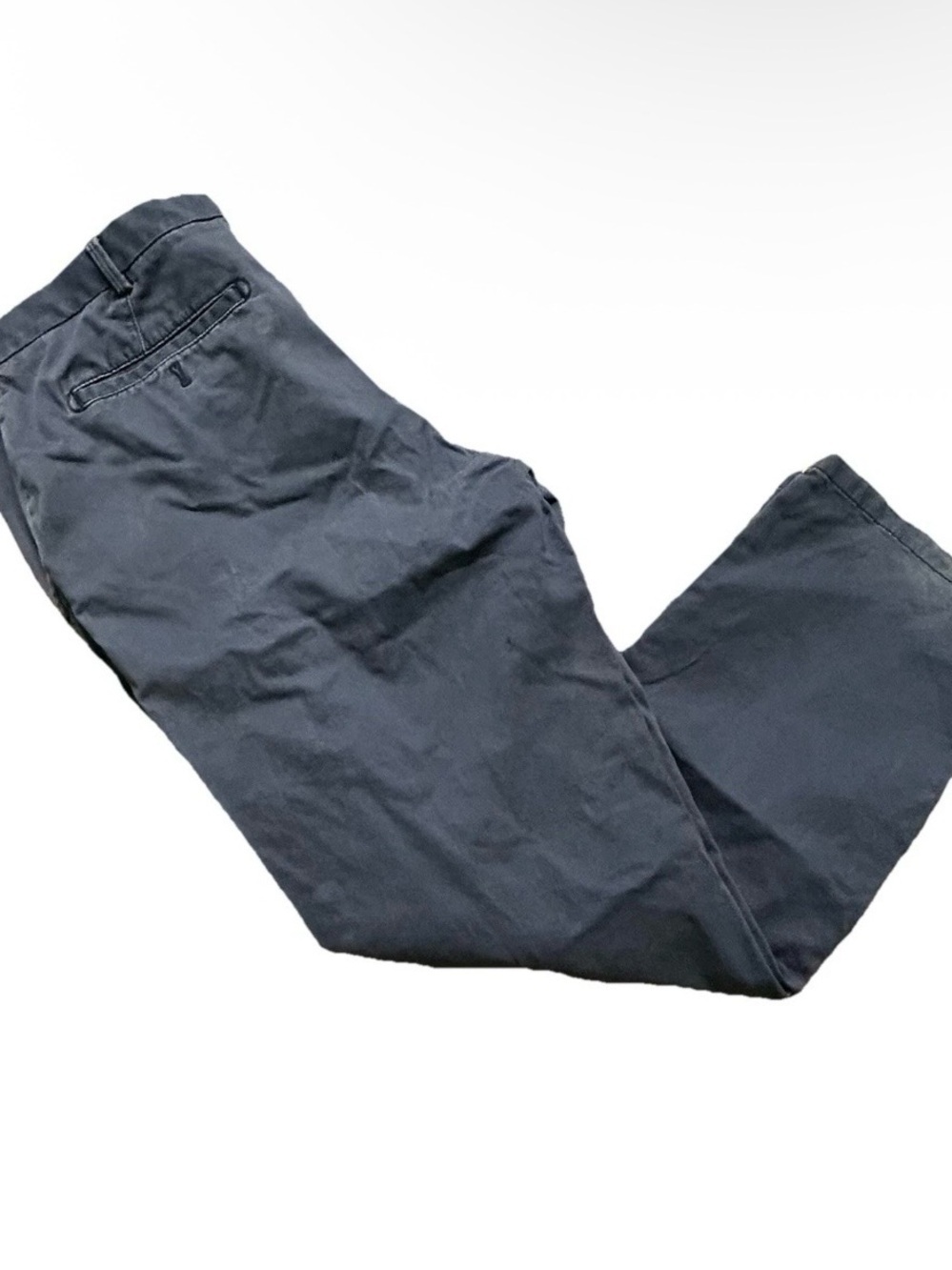 Men’s Izod Saltwater Stretch Straight Chino Navy Blue Size 38x32